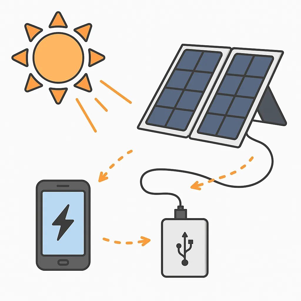 Cómo funciona un panel solar portátil